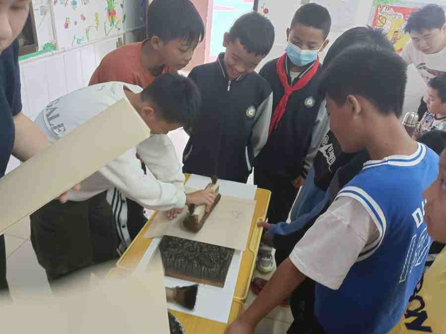 绿春支教学生实践现场